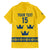 Custom Sweden Ice Hockey Family Matching Puletasi and Hawaiian Shirt Go Tre Kronor