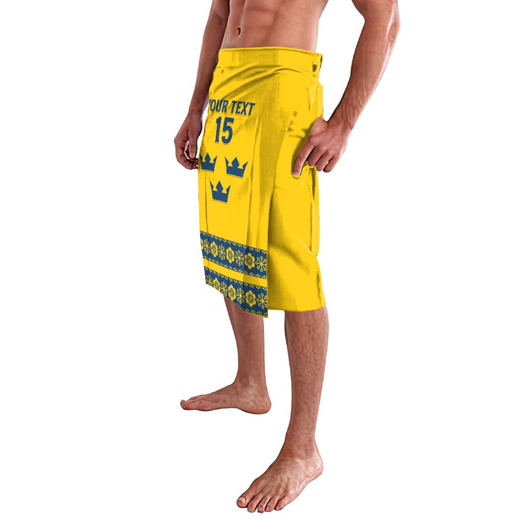 Custom Sweden Ice Hockey Lavalava Go Tre Kronor