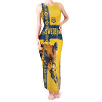 Custom Sweden Ice Hockey Tank Maxi Dress Go Tre Kronor