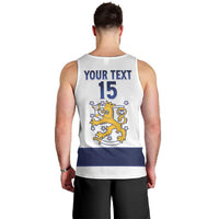 Custom Finland Ice Hockey Men Tank Top Go Suomi Go