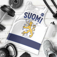Custom Finland Ice Hockey Men Tank Top Go Suomi Go