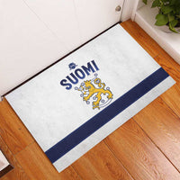 Finland Ice Hockey Rubber Doormat Go Suomi Go