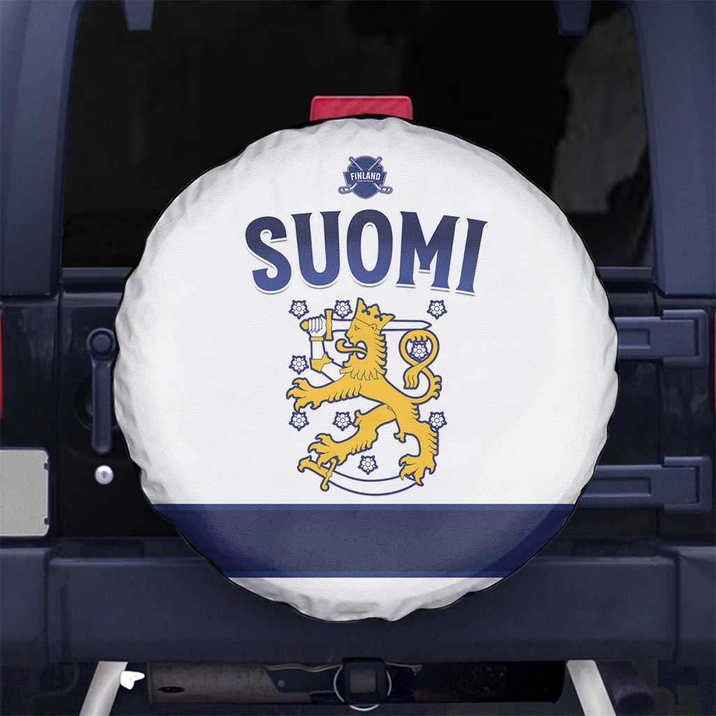 Finland Ice Hockey Spare Tire Cover Go Suomi Go