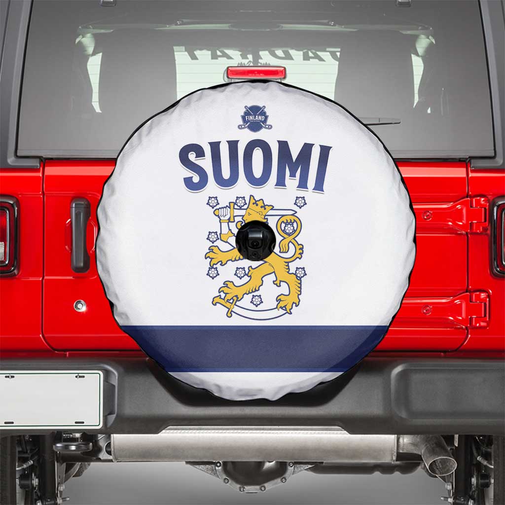Finland Ice Hockey Spare Tire Cover Go Suomi Go