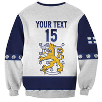 Custom Finland Ice Hockey Sweatshirt Go Suomi Go
