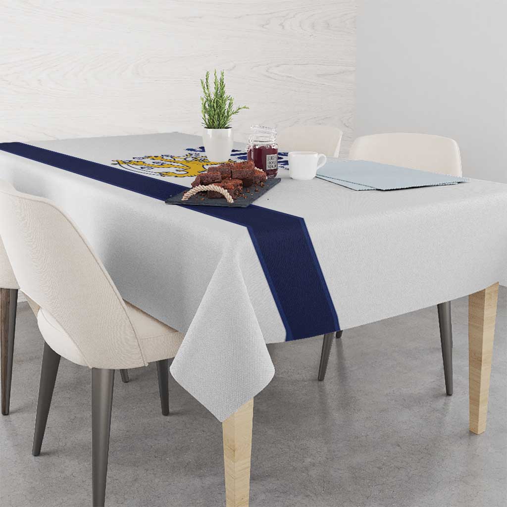 Finland Ice Hockey Tablecloth Go Suomi Go