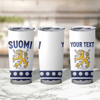 Custom Finland Ice Hockey Tumbler Cup Go Suomi Go