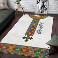Ethiopia Saba Kemis Area Rug Habesha Style