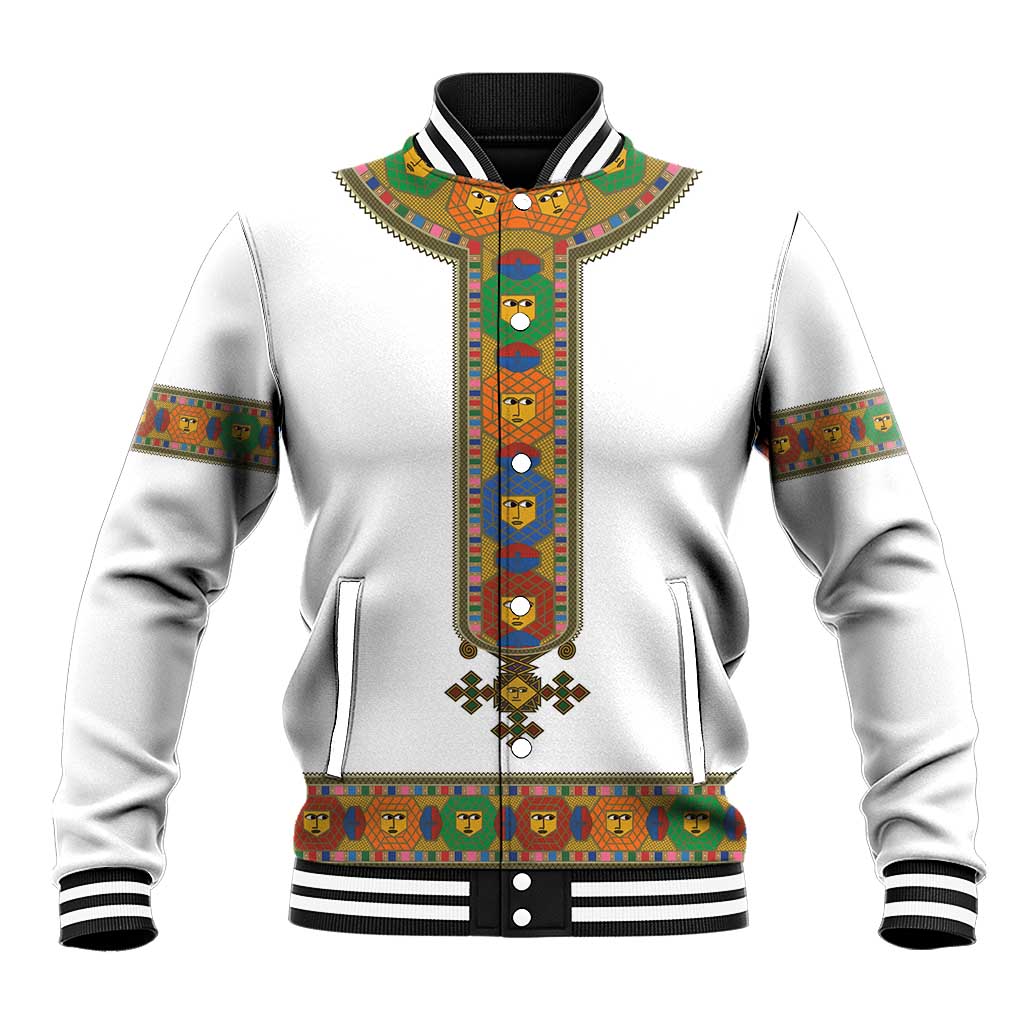 Ethiopia Saba Kemis Baseball Jacket Habesha Style LT15