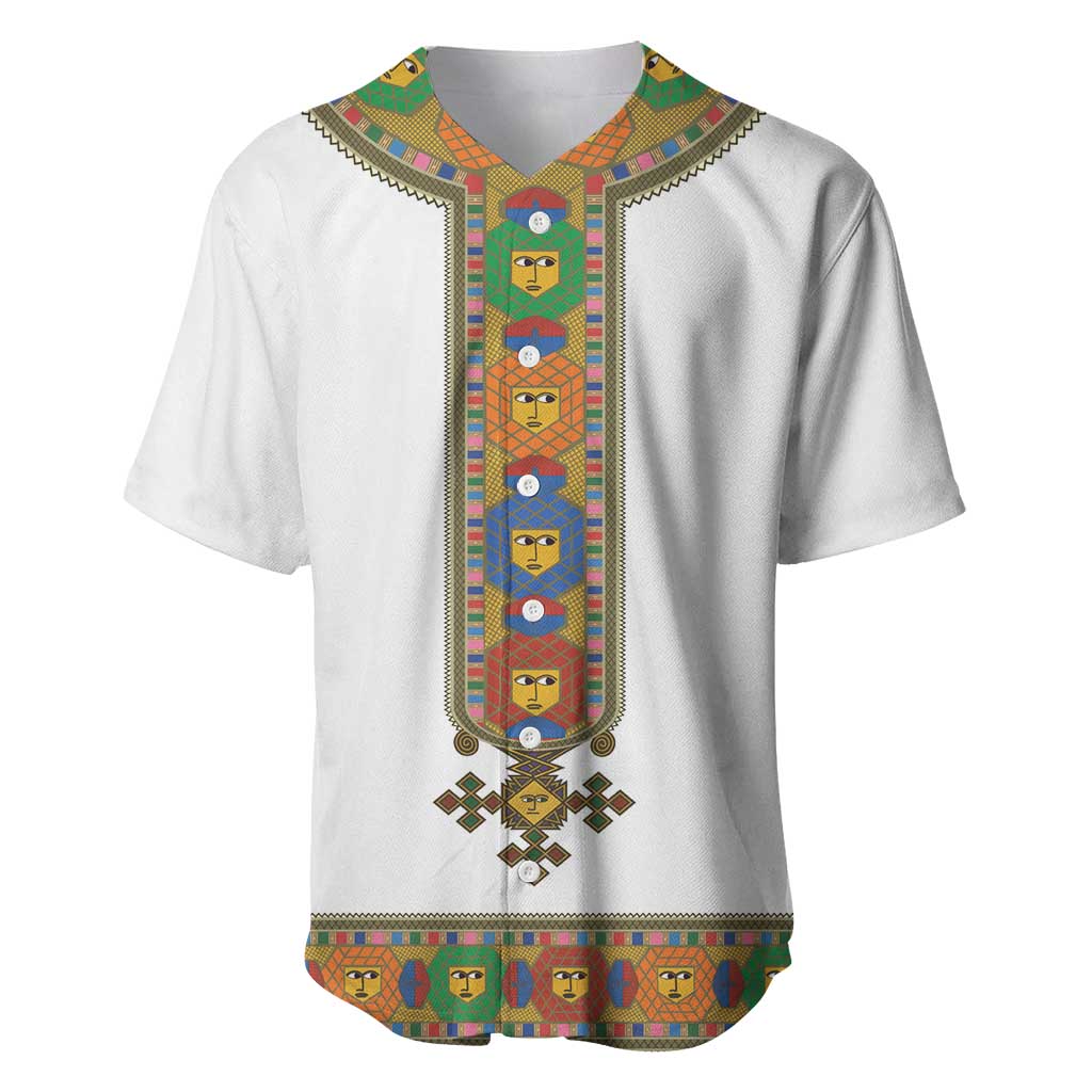 Ethiopia Saba Kemis Baseball Jersey Habesha Style LT15