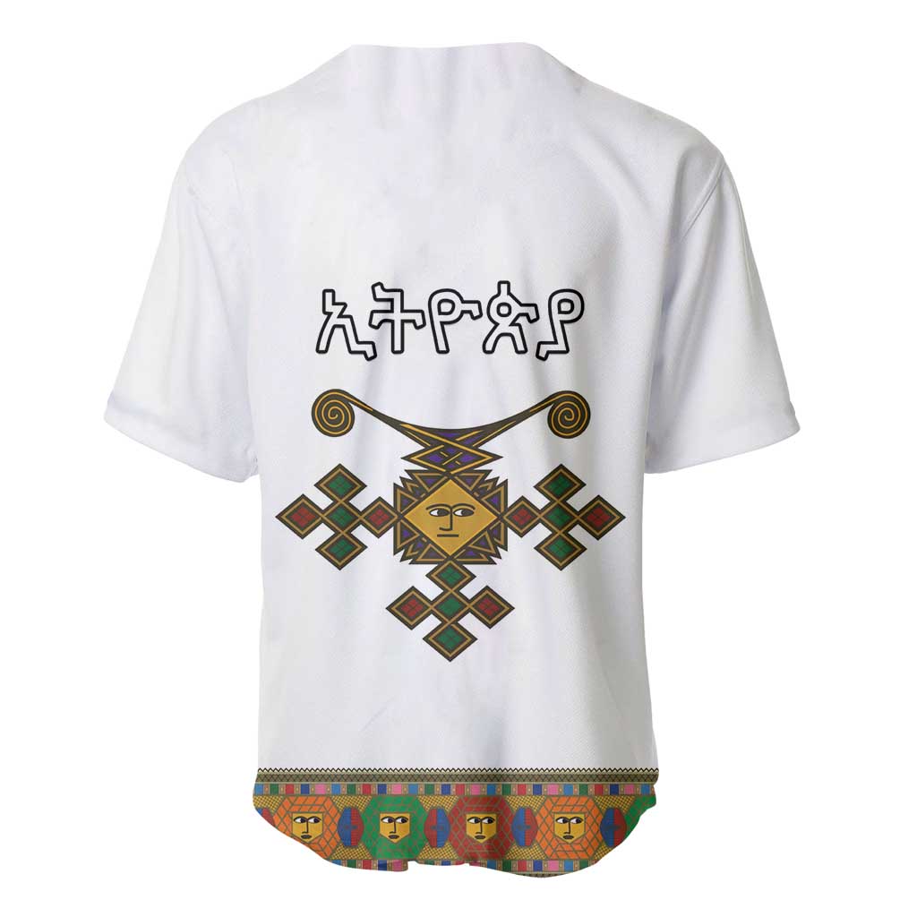 Ethiopia Saba Kemis Baseball Jersey Habesha Style LT15