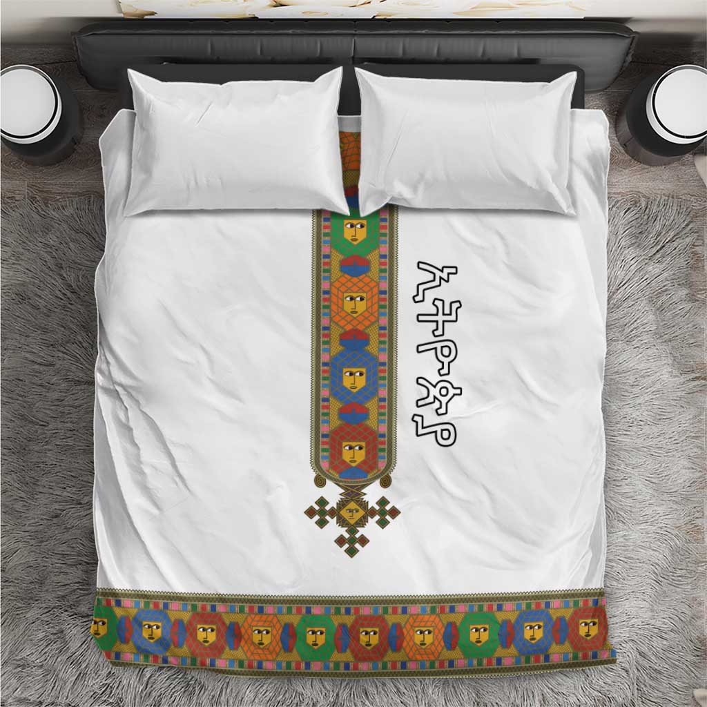 Ethiopia Saba Kemis Bedding Set Habesha Style