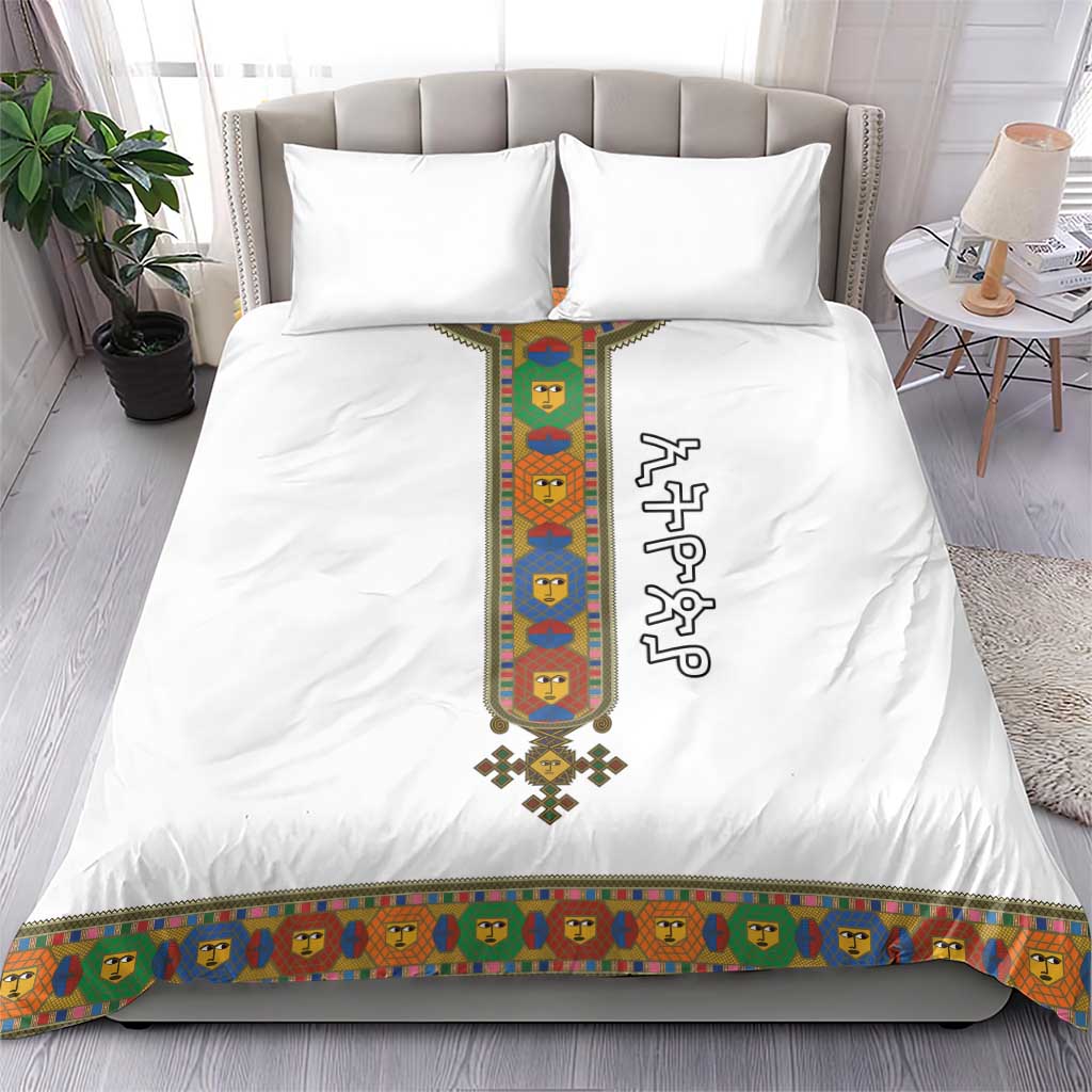 Ethiopia Saba Kemis Bedding Set Habesha Style