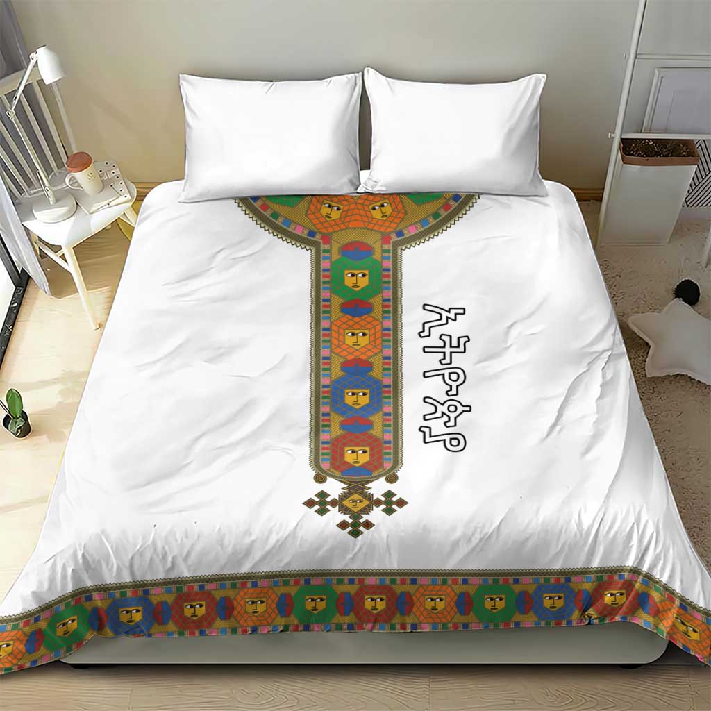 Ethiopia Saba Kemis Bedding Set Habesha Style