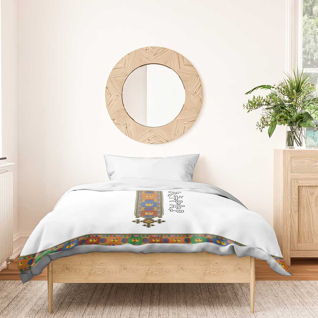 Ethiopia Saba Kemis Bedding Set Habesha Style
