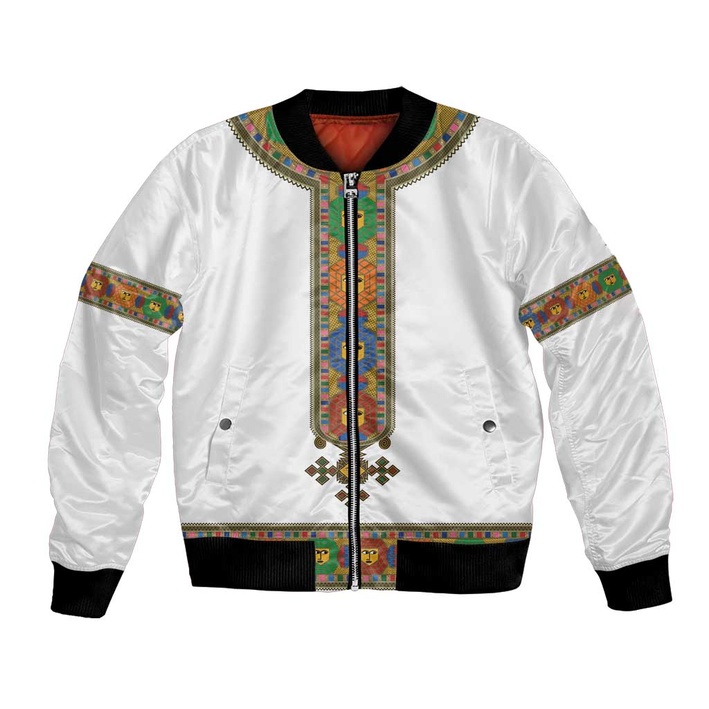 Ethiopia Saba Kemis Bomber Jacket Habesha Style LT15