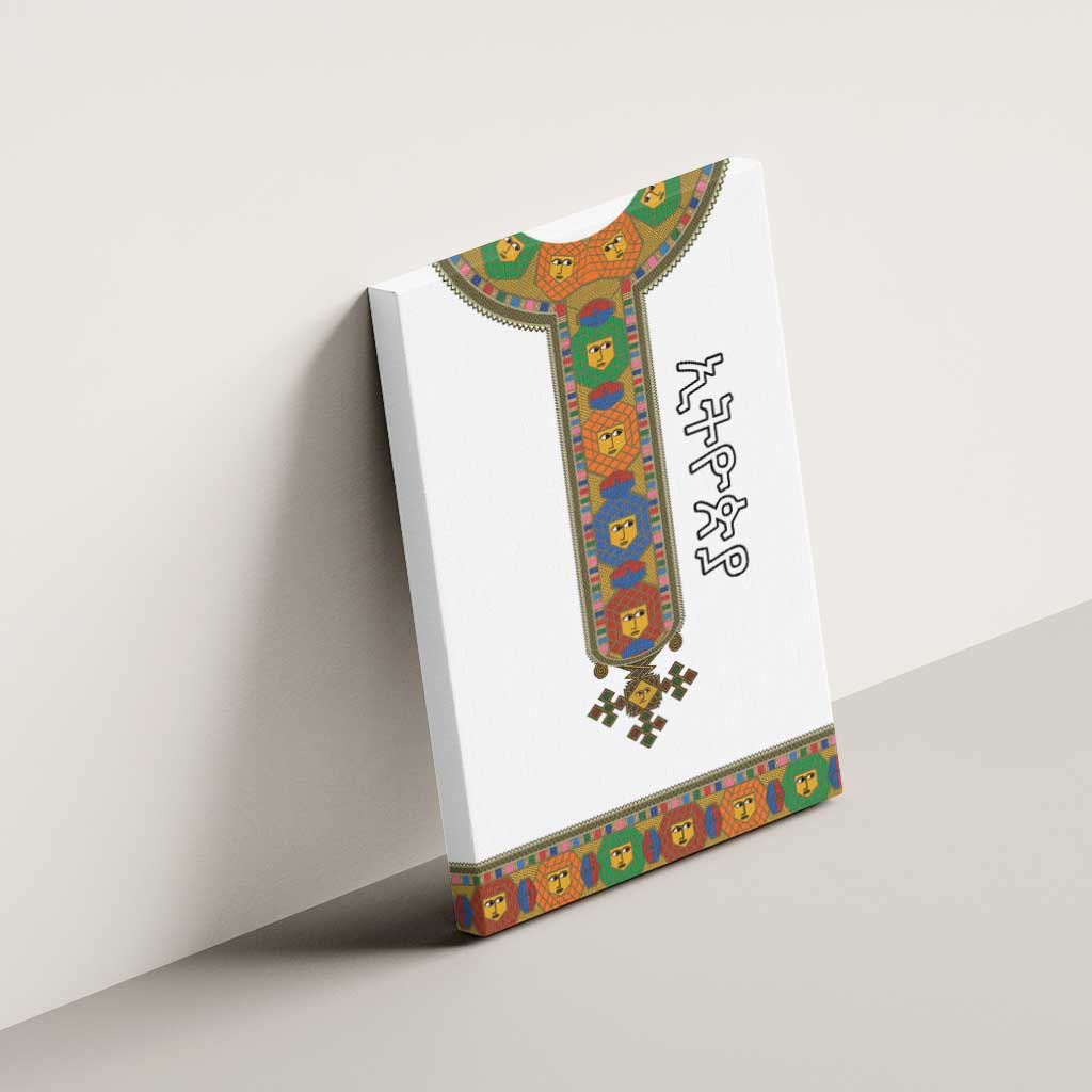 Ethiopia Saba Kemis Canvas Wall Art Habesha Style