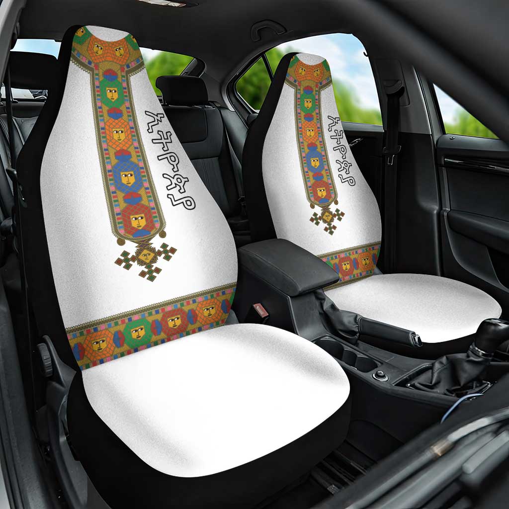 Ethiopia Saba Kemis Car Seat Cover Habesha Style