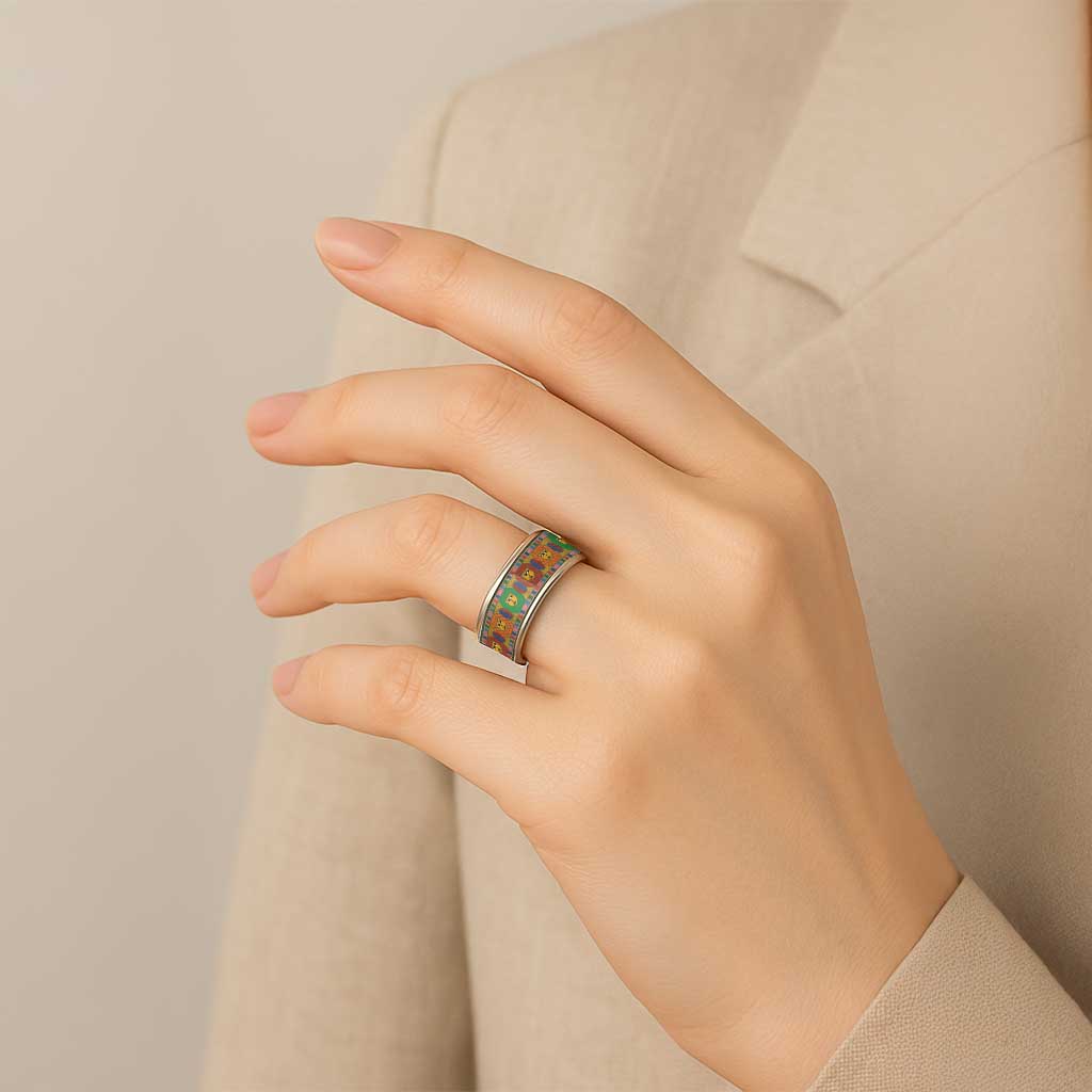 Ethiopia Saba Kemis Classic Ring Habesha Style - Wonder Print Shop