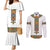 Ethiopia Saba Kemis Couples Matching Mermaid Dress and Long Sleeve Button Shirt Habesha Style LT15