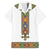 Ethiopia Saba Kemis Family Matching Off The Shoulder Long Sleeve Dress and Hawaiian Shirt Habesha Style LT15