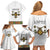 Ethiopia Saba Kemis Family Matching Off Shoulder Short Dress and Hawaiian Shirt Habesha Style LT15