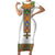 Ethiopia Saba Kemis Family Matching Short Sleeve Bodycon Dress and Hawaiian Shirt Habesha Style LT15