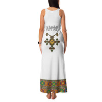 Ethiopia Saba Kemis Family Matching Tank Maxi Dress and Hawaiian Shirt Habesha Style LT15