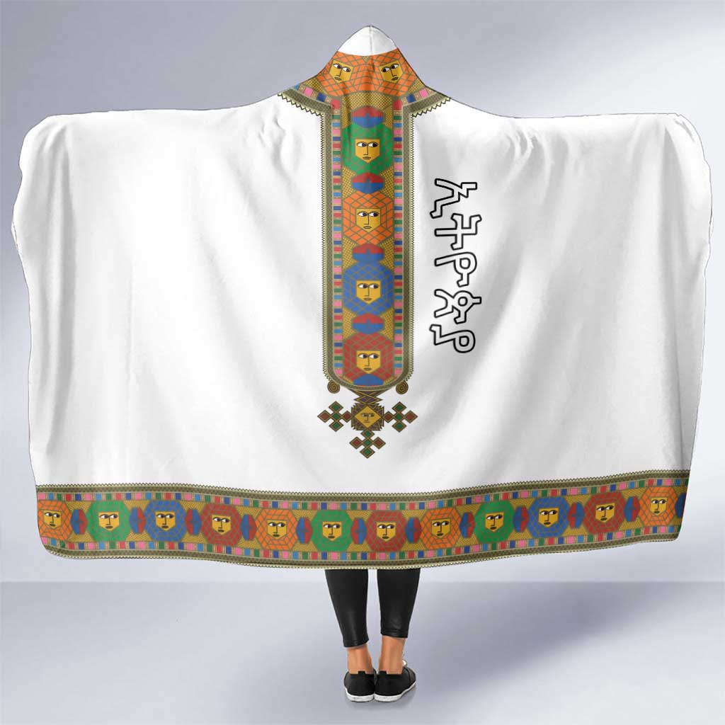 Ethiopia Saba Kemis Hooded Blanket Habesha Style