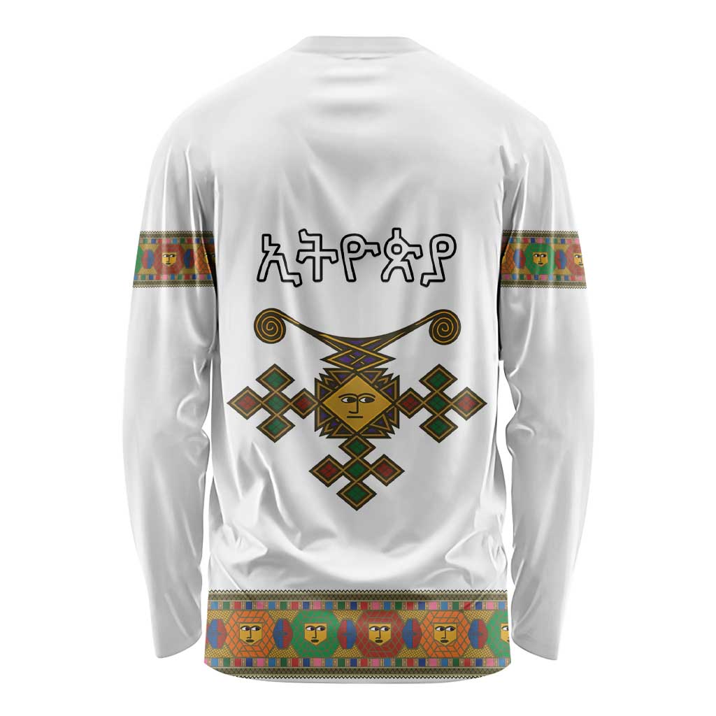 Ethiopia Saba Kemis Long Sleeve Shirt Habesha Style LT15