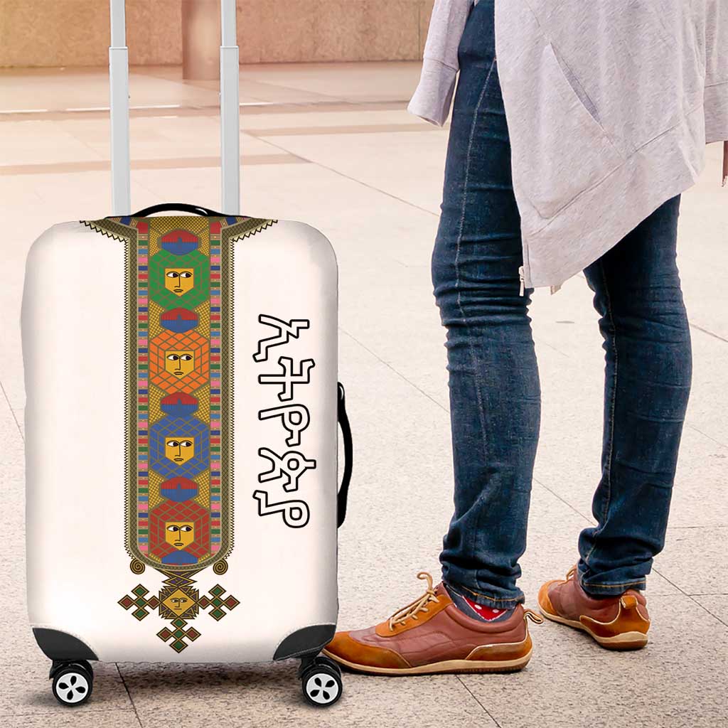Ethiopia Saba Kemis Luggage Cover Habesha Style