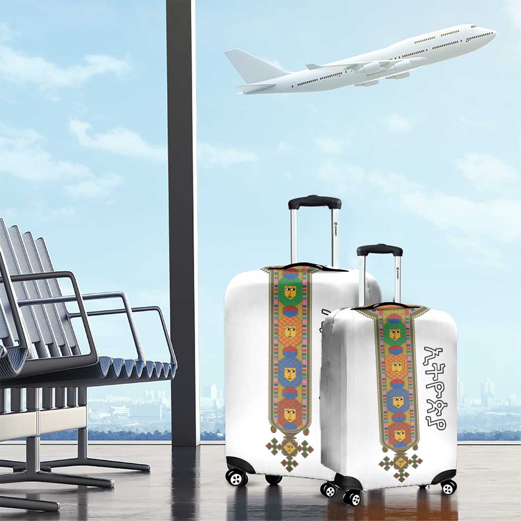 Ethiopia Saba Kemis Luggage Cover Habesha Style