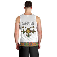 Ethiopia Saba Kemis Men Tank Top Habesha Style LT15