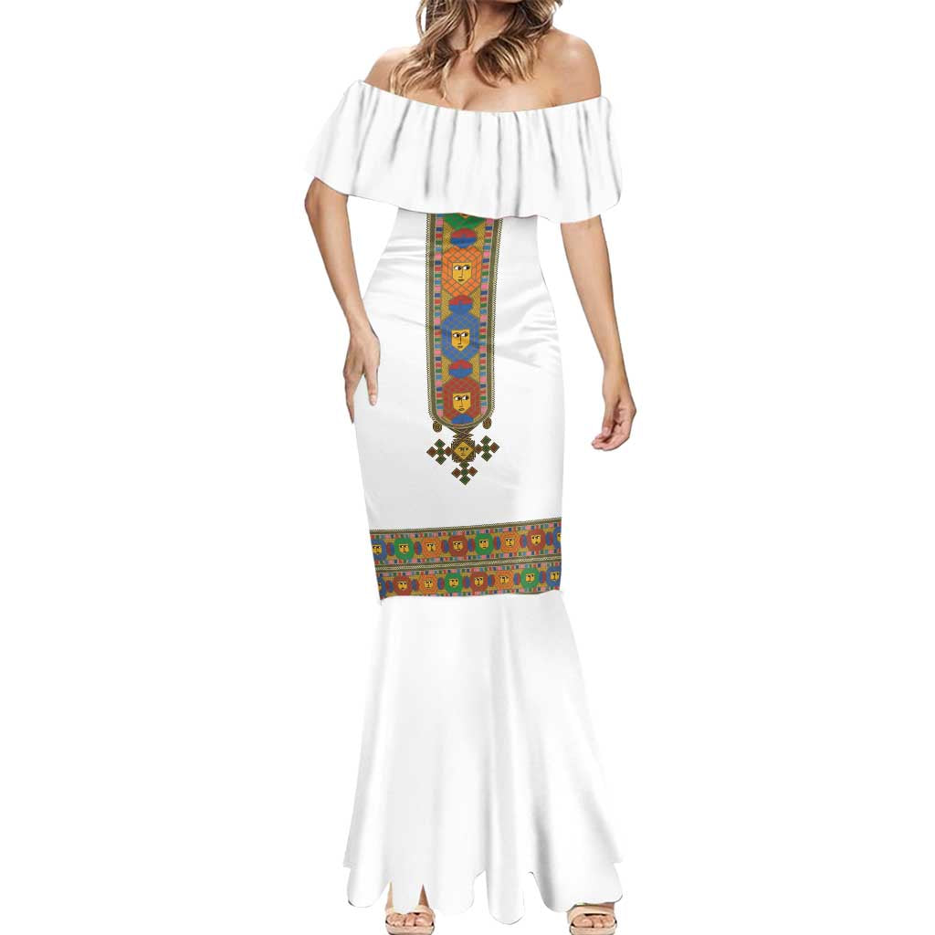 Ethiopia Saba Kemis Mermaid Dress Habesha Style LT15