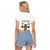 Ethiopia Saba Kemis Raglan Cropped T Shirt Habesha Style LT15