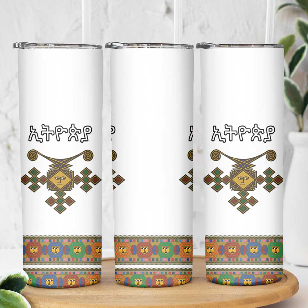 Ethiopia Saba Kemis Skinny Tumbler Habesha Style