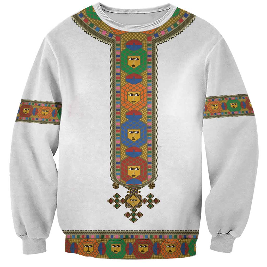 Ethiopia Saba Kemis Sweatshirt Habesha Style LT15