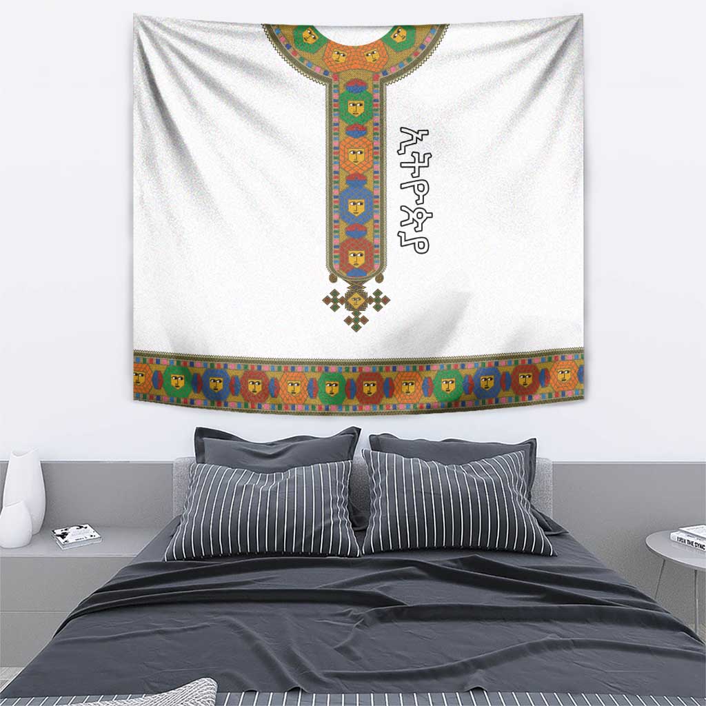 Ethiopia Saba Kemis Tapestry Habesha Style