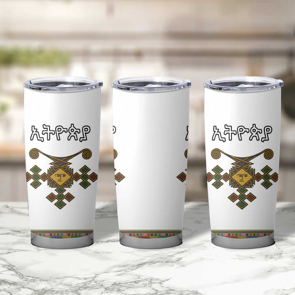 Ethiopia Saba Kemis Tumbler Cup Habesha Style