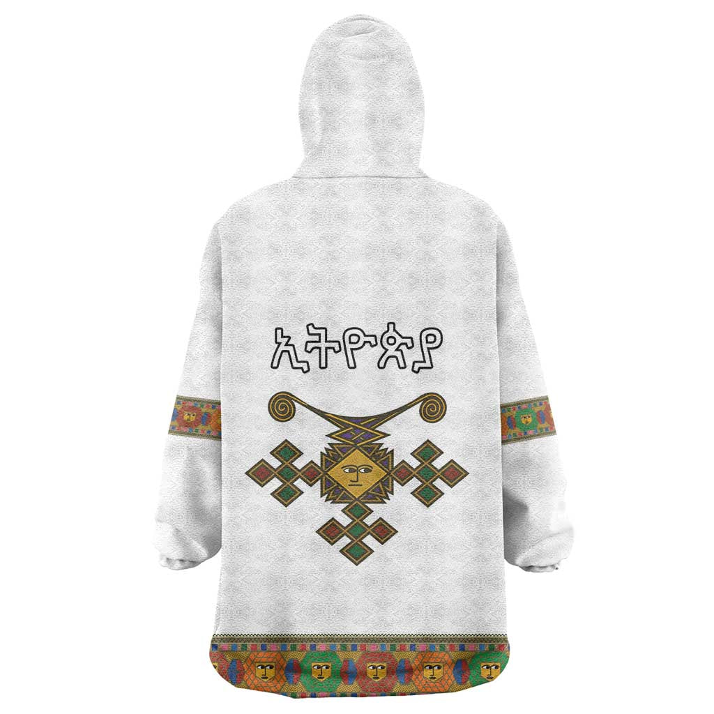 Ethiopia Saba Kemis Wearable Blanket Hoodie Habesha Style LT15