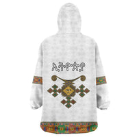 Ethiopia Saba Kemis Wearable Blanket Hoodie Habesha Style LT15