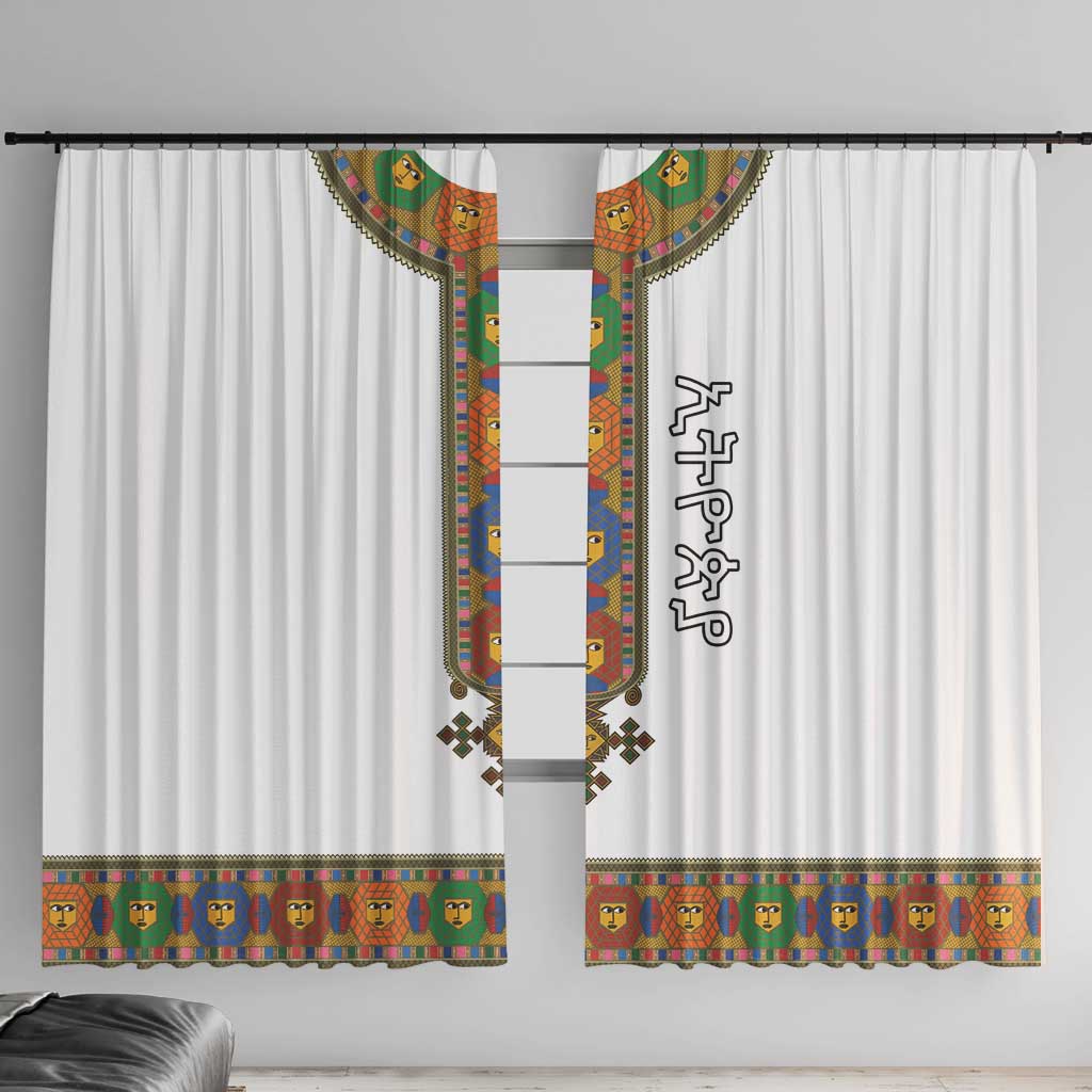Ethiopia Saba Kemis Window Curtain Habesha Style