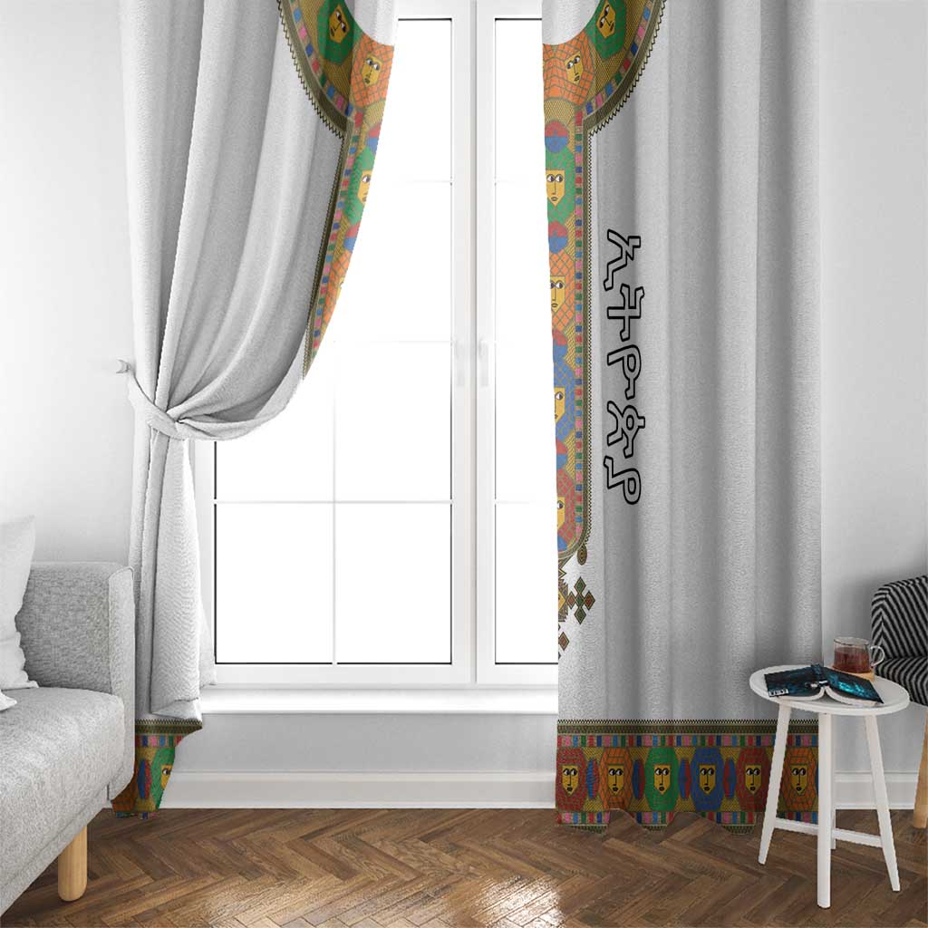 Ethiopia Saba Kemis Window Curtain Habesha Style