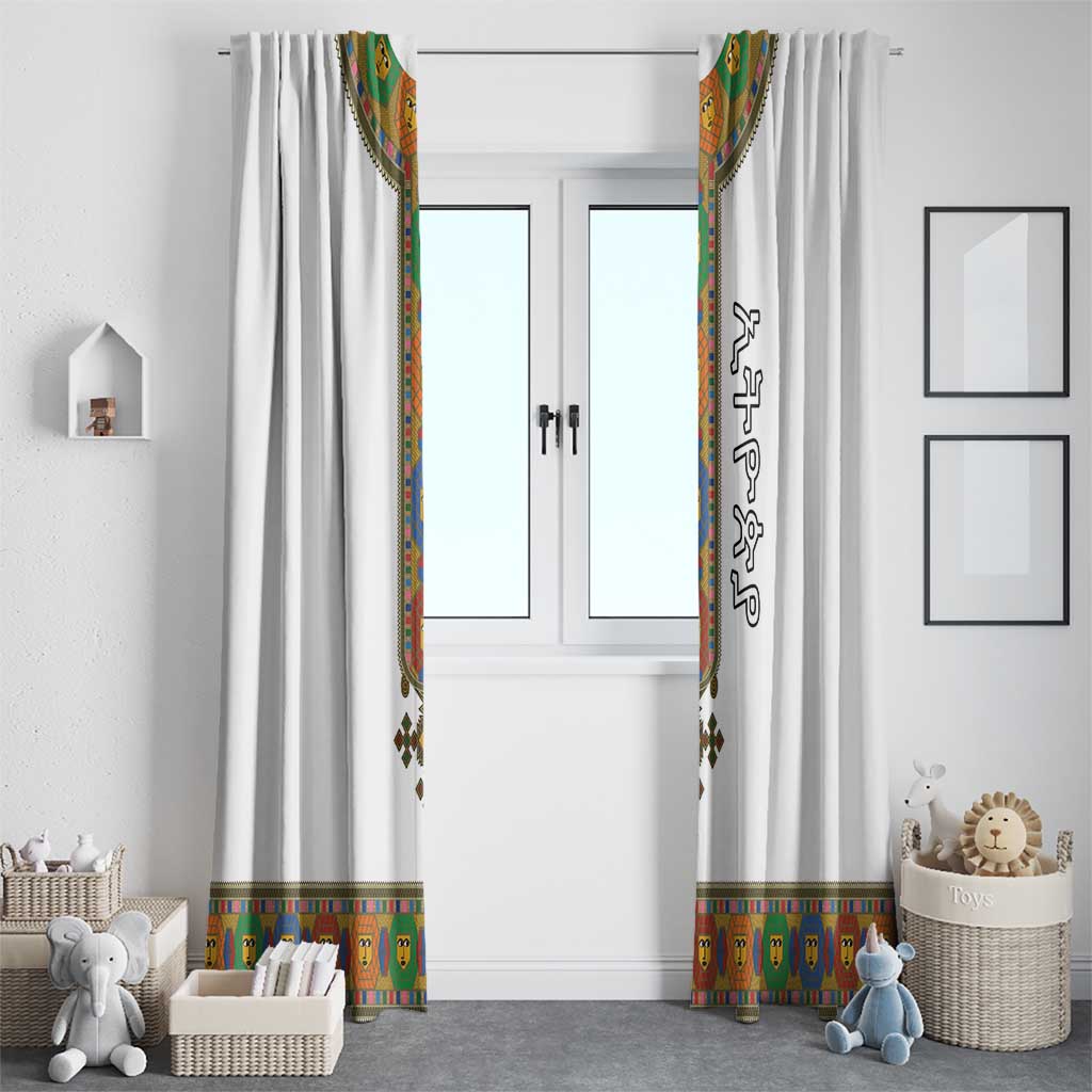 Ethiopia Saba Kemis Window Curtain Habesha Style