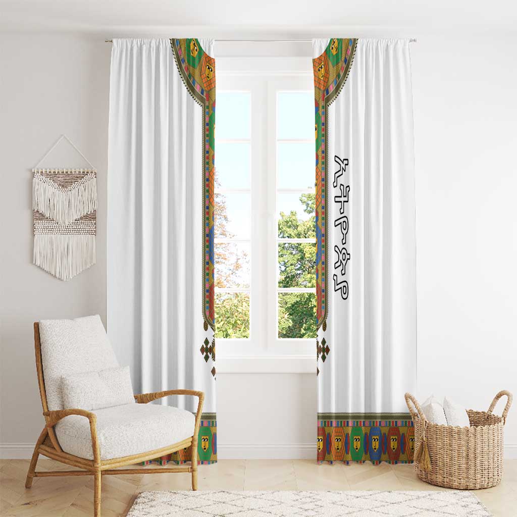 Ethiopia Saba Kemis Window Curtain Habesha Style