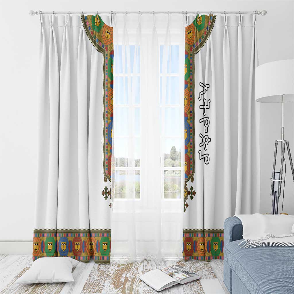 Ethiopia Saba Kemis Window Curtain Habesha Style
