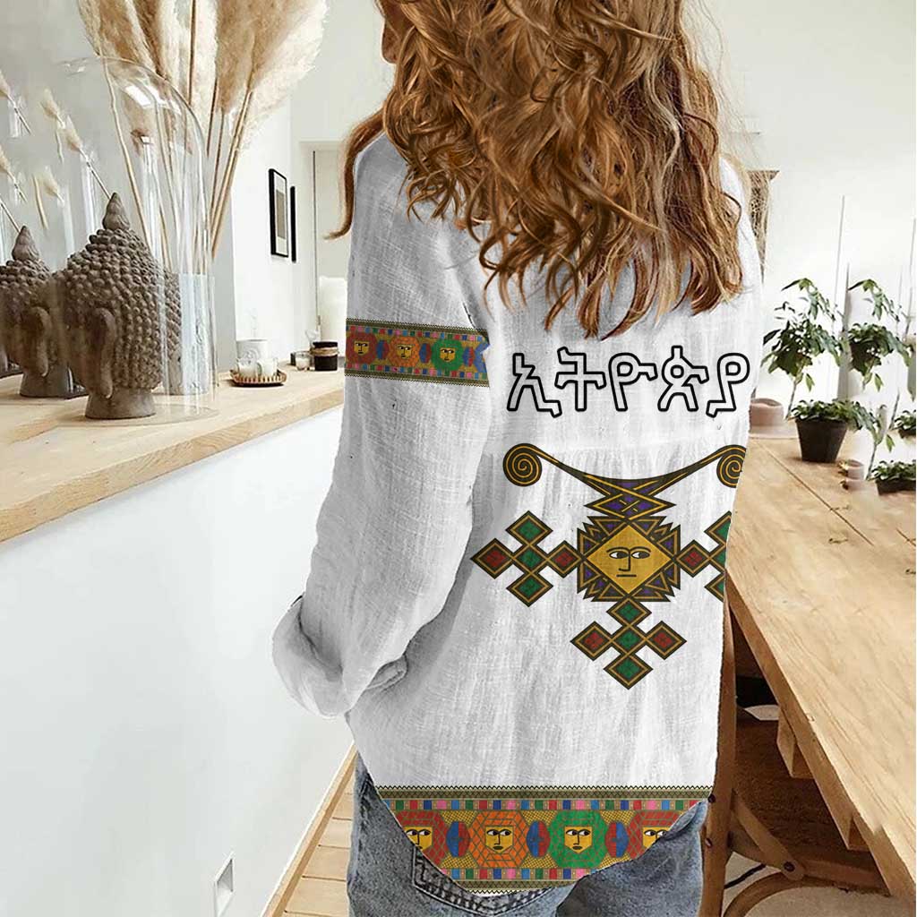 Ethiopia Saba Kemis Women Casual Shirt Habesha Style LT15