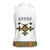 Ethiopia Saba Kemis Women Sleeveless Polo Shirt Habesha Style LT15