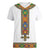 Ethiopia Saba Kemis Women V-Neck T-Shirt Habesha Style LT15