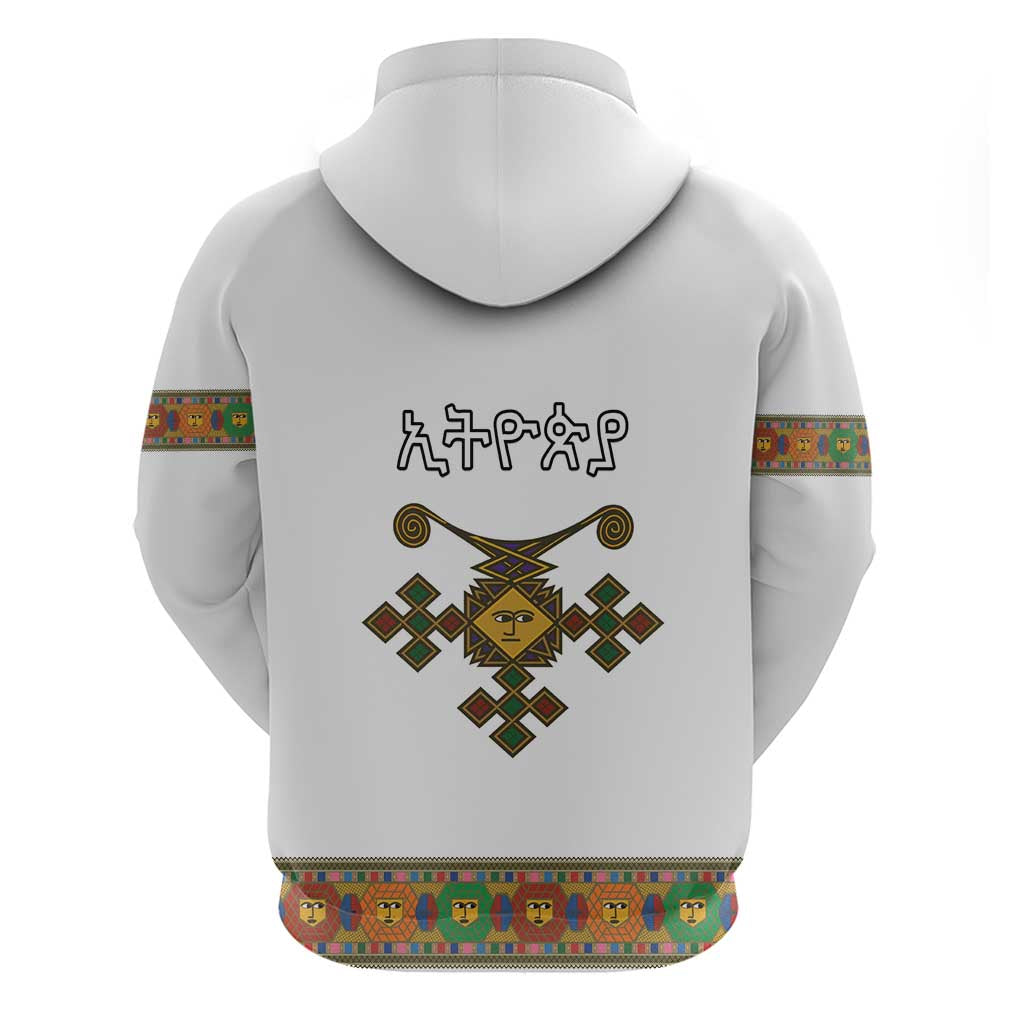 Ethiopia Saba Kemis Zip Hoodie Habesha Style LT15